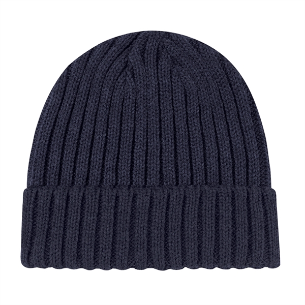 Acrylic, Cuff Toque, Chunky rib knit - Acrylic, Cuff Toque, Chunky rib knit - Image 3 of 13
