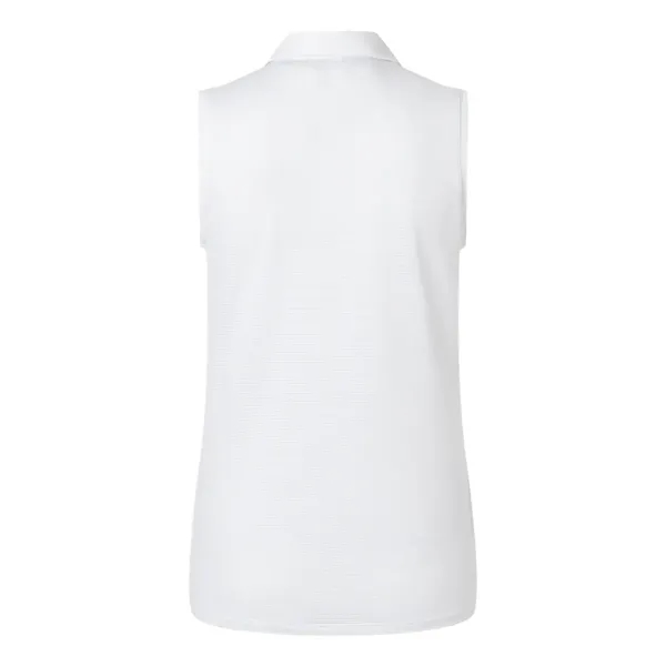Adidas Women's Ottoman Sleeveless Polo - Adidas Women's Ottoman Sleeveless Polo - Image 4 of 6