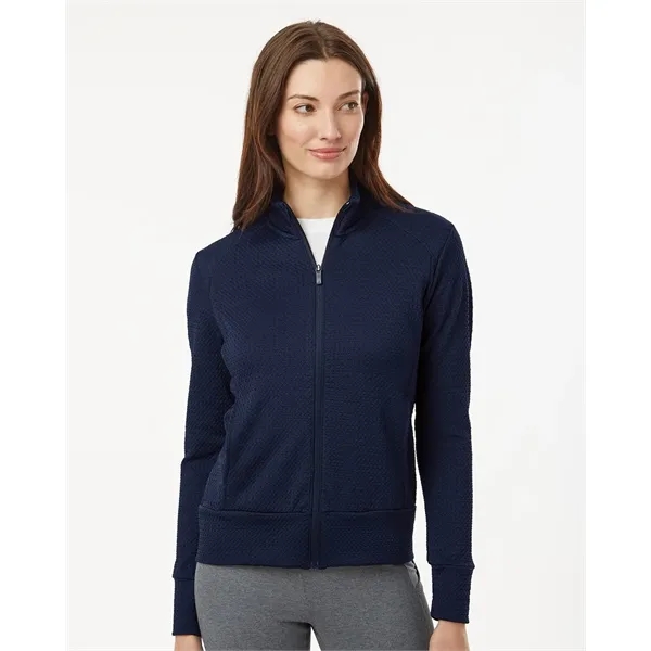 Adidas Women's Ultimate365 Textured Full-Zip Jacket - Adidas Women's Ultimate365 Textured Full-Zip Jacket - Image 1 of 6