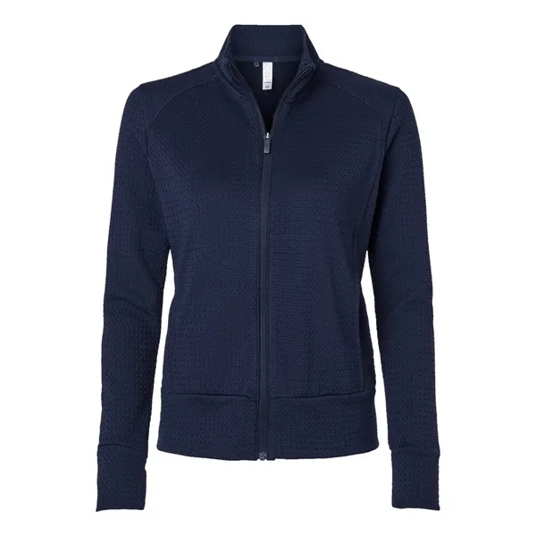 Adidas Women's Ultimate365 Textured Full-Zip Jacket - Adidas Women's Ultimate365 Textured Full-Zip Jacket - Image 4 of 6