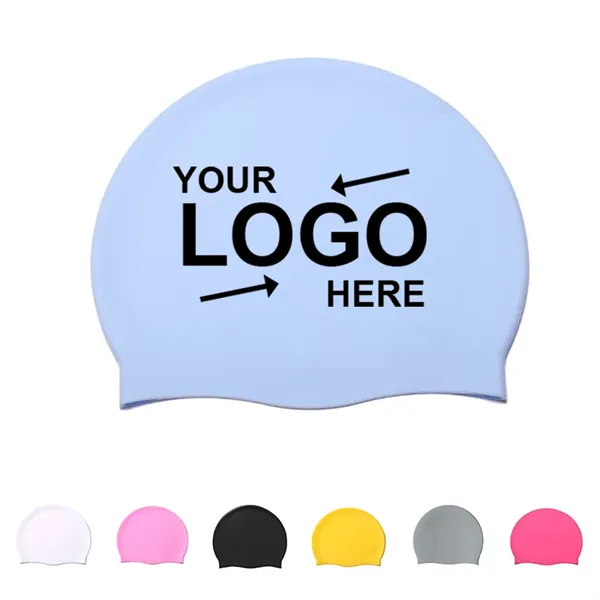 Silicone Swim Caps - Silicone Swim Caps - Image 0 of 7