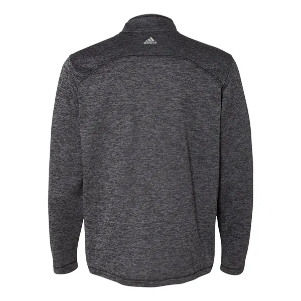 Adidas Men's Brushed Terry Heathered Quarter-Zip Pullover - Adidas Men's Brushed Terry Heathered Quarter-Zip Pullover - Image 2 of 2