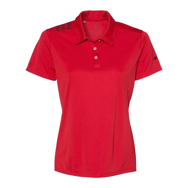 Adidas Women's 3-Stripes Shoulder Polo - Adidas Women's 3-Stripes Shoulder Polo - Image 5 of 12