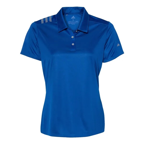 Adidas Women's 3-Stripes Shoulder Polo - Adidas Women's 3-Stripes Shoulder Polo - Image 7 of 12