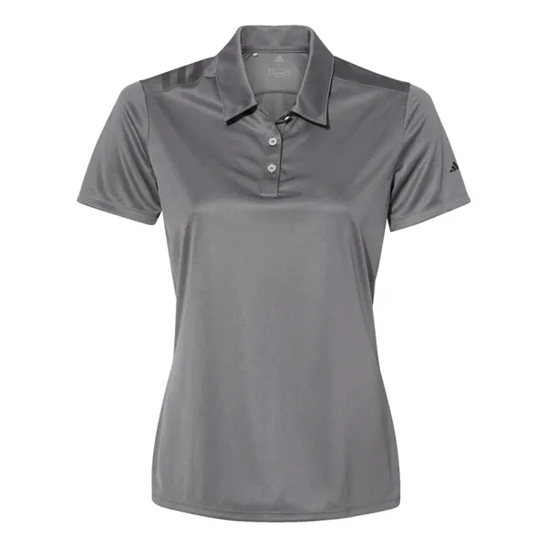 Adidas Women's 3-Stripes Shoulder Polo - Adidas Women's 3-Stripes Shoulder Polo - Image 9 of 12