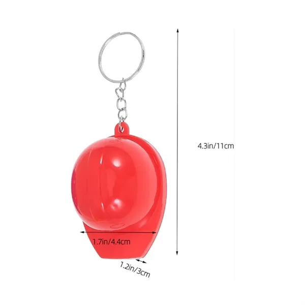 Promotional Construction Hard Hat Bottle Opener w/ Keychain - Promotional Construction Hard Hat Bottle Opener w/ Keychain - Image 1 of 7