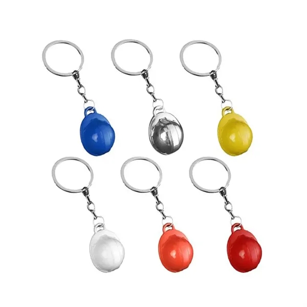 Promotional Construction Hard Hat Bottle Opener w/ Keychain - Promotional Construction Hard Hat Bottle Opener w/ Keychain - Image 2 of 7