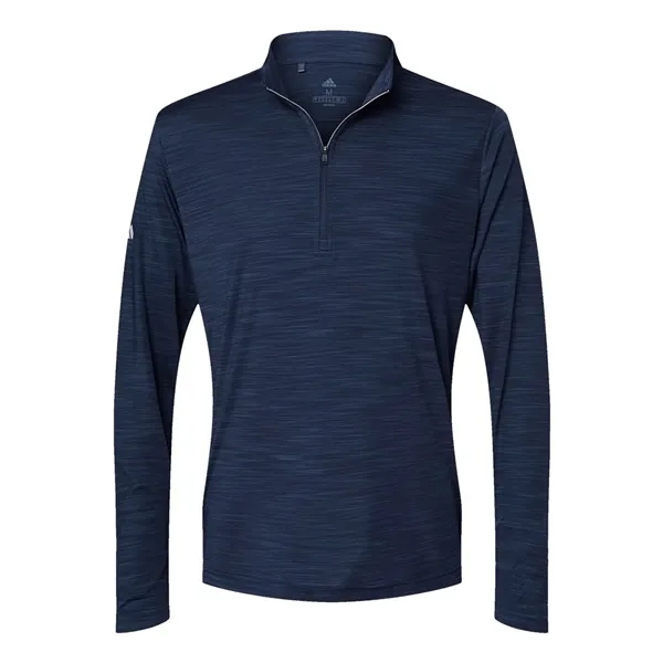 Adidas Men's Lightweight Melange Quarter-Zip Pullover - Adidas Men's Lightweight Melange Quarter-Zip Pullover - Image 3 of 6
