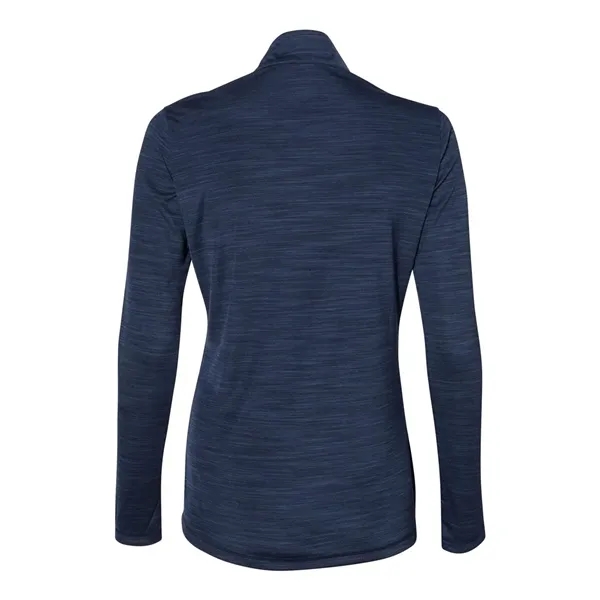 Adidas Women's Lightweight Melange Quarter-Zip Pullover - Adidas Women's Lightweight Melange Quarter-Zip Pullover - Image 4 of 6