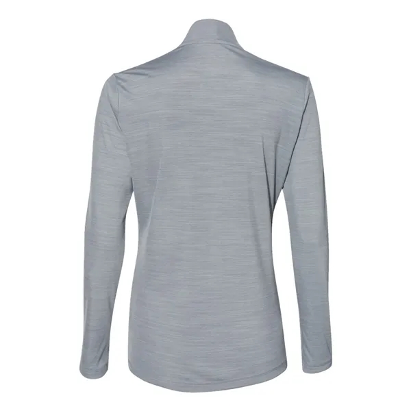 Adidas Women's Lightweight Melange Quarter-Zip Pullover - Adidas Women's Lightweight Melange Quarter-Zip Pullover - Image 6 of 6