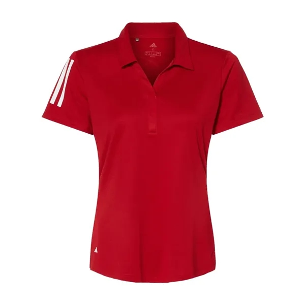 Adidas Women's Floating 3-Stripes Polo - Adidas Women's Floating 3-Stripes Polo - Image 7 of 10