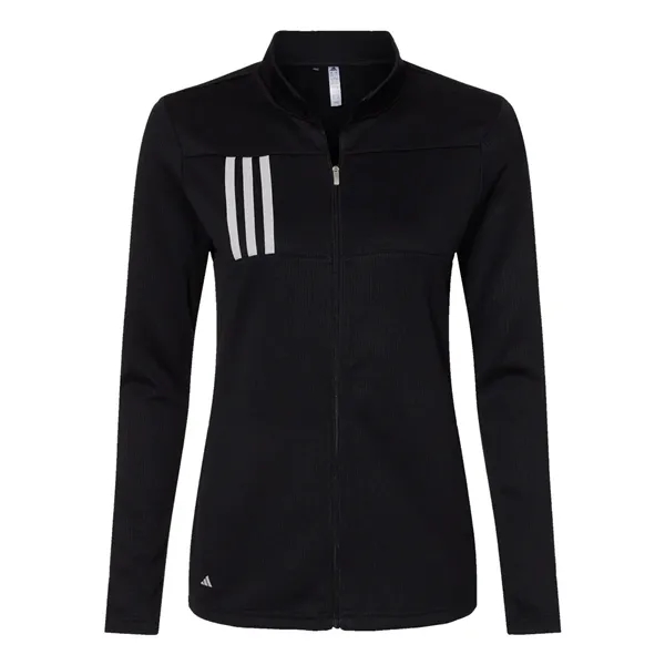 Adidas Women's 3-Stripes Double Knit Full-Zip - Adidas Women's 3-Stripes Double Knit Full-Zip - Image 1 of 10