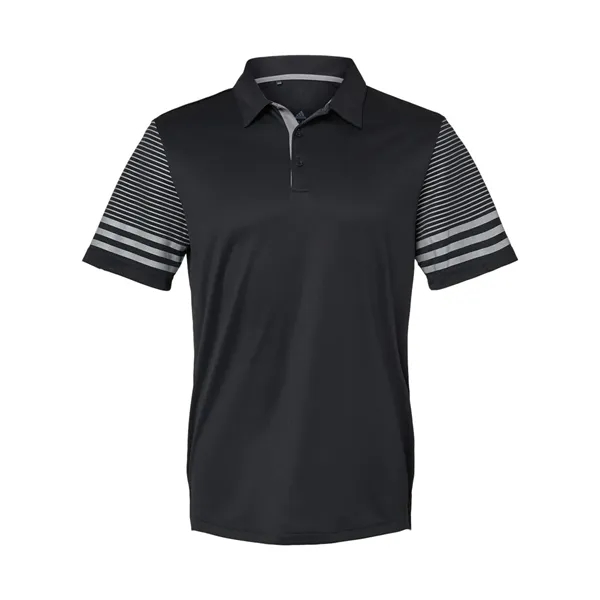 Adidas Men's Striped Sleeve Polo - Adidas Men's Striped Sleeve Polo - Image 1 of 6