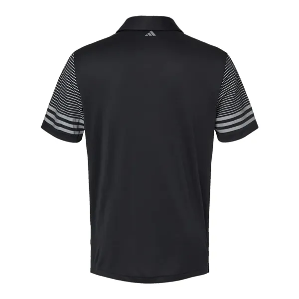 Adidas Men's Striped Sleeve Polo - Adidas Men's Striped Sleeve Polo - Image 2 of 6
