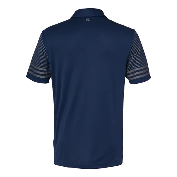 Adidas Men's Striped Sleeve Polo - Adidas Men's Striped Sleeve Polo - Image 6 of 6