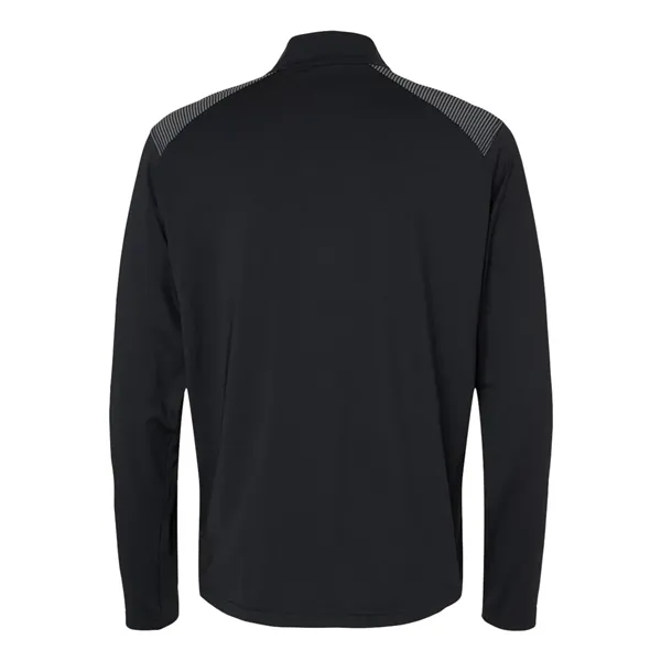 Adidas Men's Shoulder Stripe Quarter-Zip Pullover - Adidas Men's Shoulder Stripe Quarter-Zip Pullover - Image 2 of 10