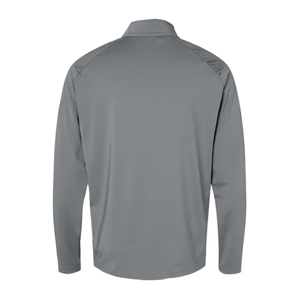 Adidas Men's Shoulder Stripe Quarter-Zip Pullover - Adidas Men's Shoulder Stripe Quarter-Zip Pullover - Image 6 of 10