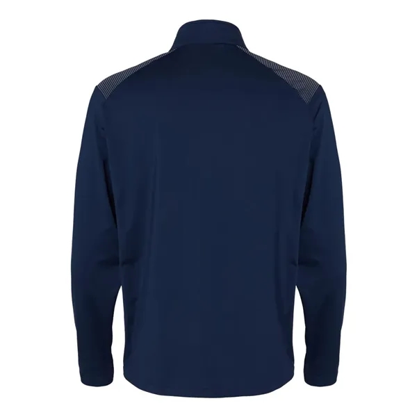 Adidas Men's Shoulder Stripe Quarter-Zip Pullover - Adidas Men's Shoulder Stripe Quarter-Zip Pullover - Image 8 of 10