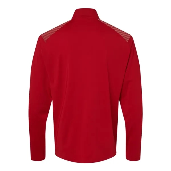 Adidas Men's Shoulder Stripe Quarter-Zip Pullover - Adidas Men's Shoulder Stripe Quarter-Zip Pullover - Image 10 of 10