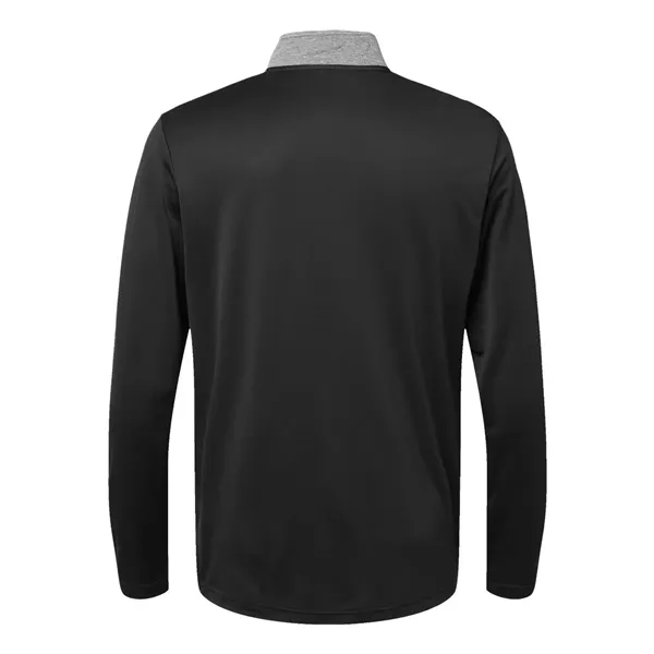 Adidas Men's Heather Block Print Quarter-Zip Pullover - Adidas Men's Heather Block Print Quarter-Zip Pullover - Image 2 of 6