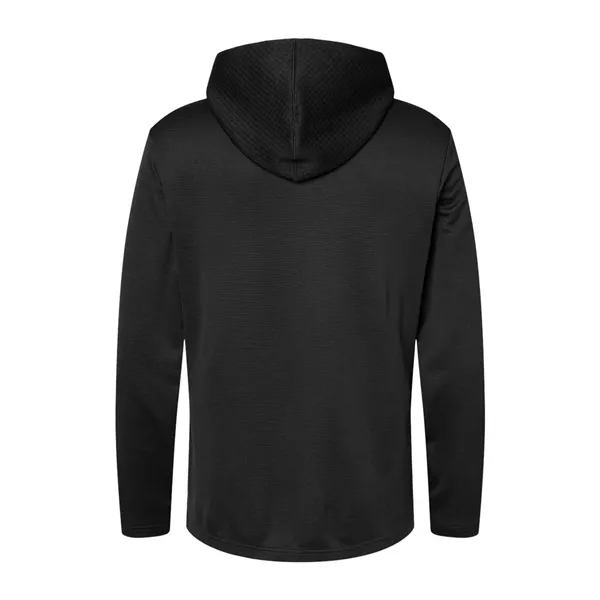 Adidas Men's Textured Mixed Media Hooded Sweatshirt - Adidas Men's Textured Mixed Media Hooded Sweatshirt - Image 2 of 8