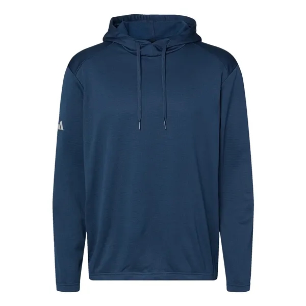 Adidas Men's Textured Mixed Media Hooded Sweatshirt - Adidas Men's Textured Mixed Media Hooded Sweatshirt - Image 3 of 8
