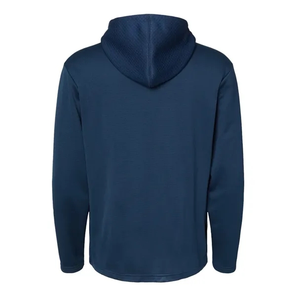 Adidas Men's Textured Mixed Media Hooded Sweatshirt - Adidas Men's Textured Mixed Media Hooded Sweatshirt - Image 4 of 8