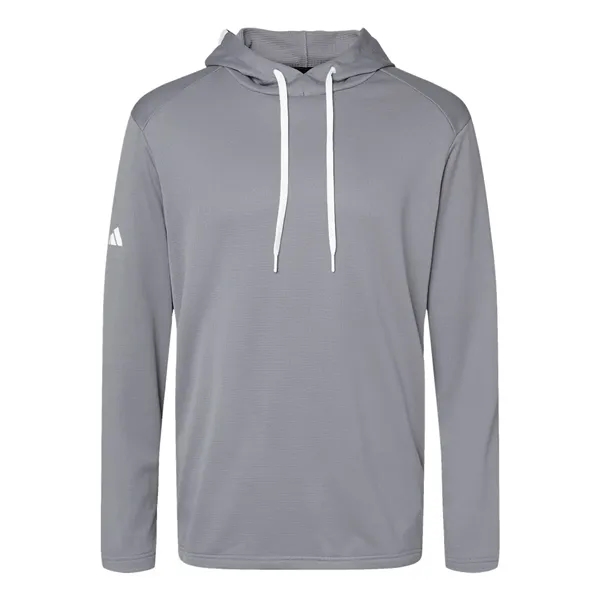 Adidas Men's Textured Mixed Media Hooded Sweatshirt - Adidas Men's Textured Mixed Media Hooded Sweatshirt - Image 5 of 8
