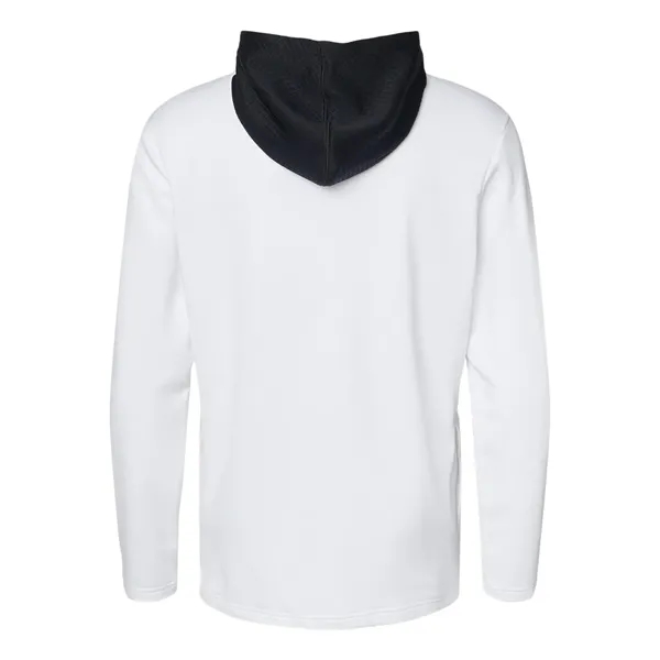Adidas Men's Textured Mixed Media Hooded Sweatshirt - Adidas Men's Textured Mixed Media Hooded Sweatshirt - Image 8 of 8