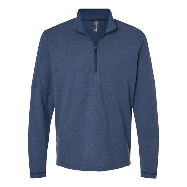 Adidas Men's 3-Stripes Quarter-Zip Pullover Sweater - Adidas Men's 3-Stripes Quarter-Zip Pullover Sweater - Image 4 of 12