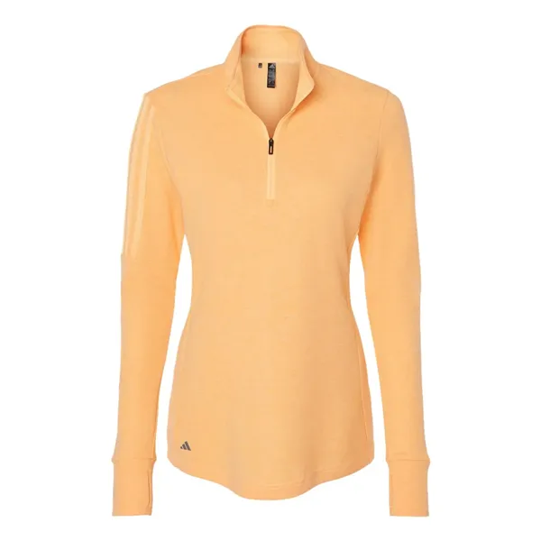 Adidas Women's 3-Stripes Quarter-Zip Pullover Sweater - Adidas Women's 3-Stripes Quarter-Zip Pullover Sweater - Image 1 of 12