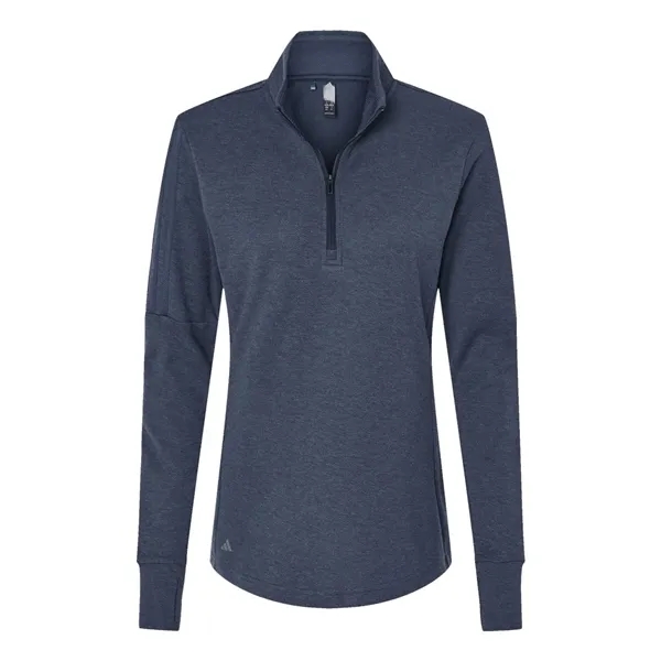 Adidas Women's 3-Stripes Quarter-Zip Pullover Sweater - Adidas Women's 3-Stripes Quarter-Zip Pullover Sweater - Image 5 of 12