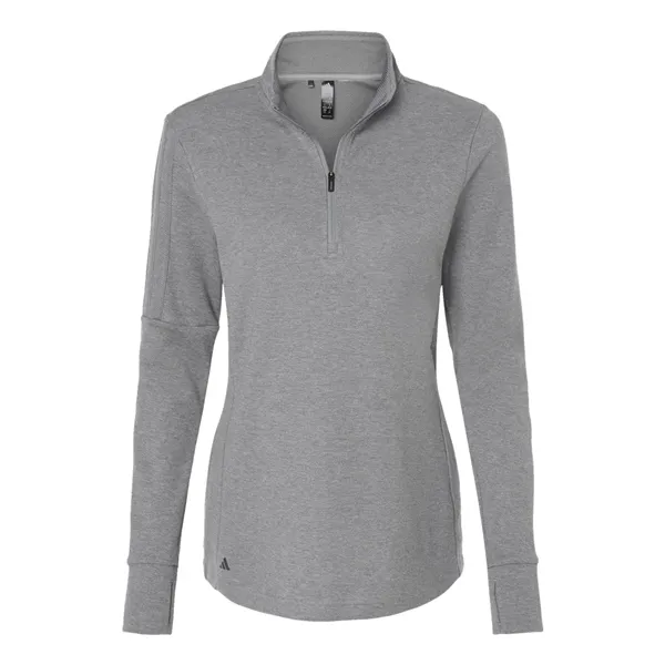 Adidas Women's 3-Stripes Quarter-Zip Pullover Sweater - Adidas Women's 3-Stripes Quarter-Zip Pullover Sweater - Image 11 of 12