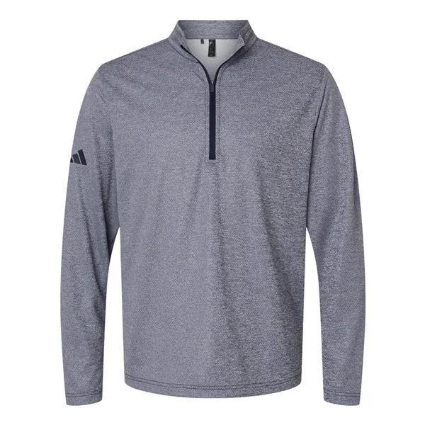 Adidas Men's Space Dyed Quarter-Zip Pullover - Adidas Men's Space Dyed Quarter-Zip Pullover - Image 3 of 6