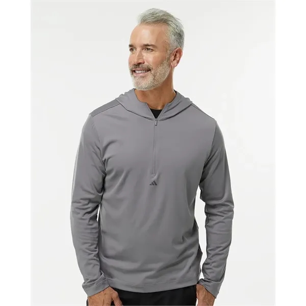 Adidas Men's Lightweight Performance Quarter-Zip Hooded P... - Adidas Men's Lightweight Performance Quarter-Zip Hooded P... - Image 0 of 8