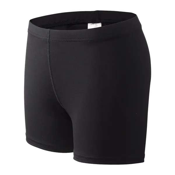Alleson Athletic Women's Compression 4'' Inseam Shorts - Alleson Athletic Women's Compression 4'' Inseam Shorts - Image 2 of 12