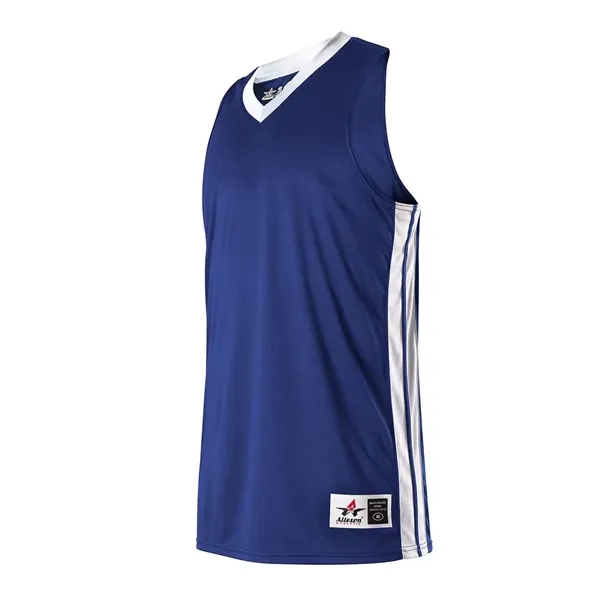 Alleson Athletic Women's Single Ply Basketball Jersey - Alleson Athletic Women's Single Ply Basketball Jersey - Image 6 of 12