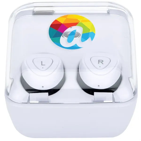 Custom Bluetooth® Wireless Earbuds with Charger Case
