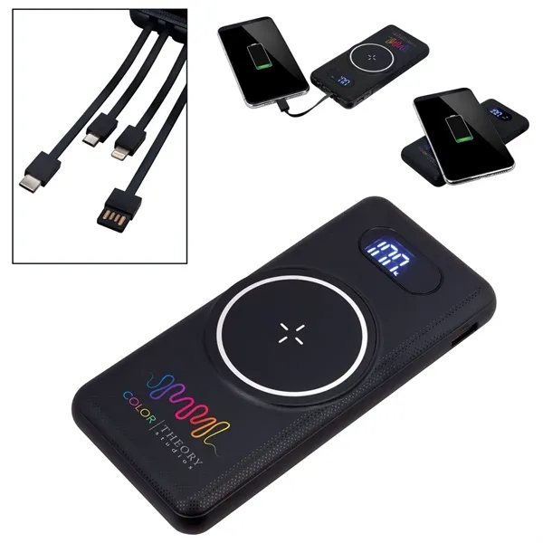 Custom Magnetic Wireless Charger & Power Bank 10,000mAh