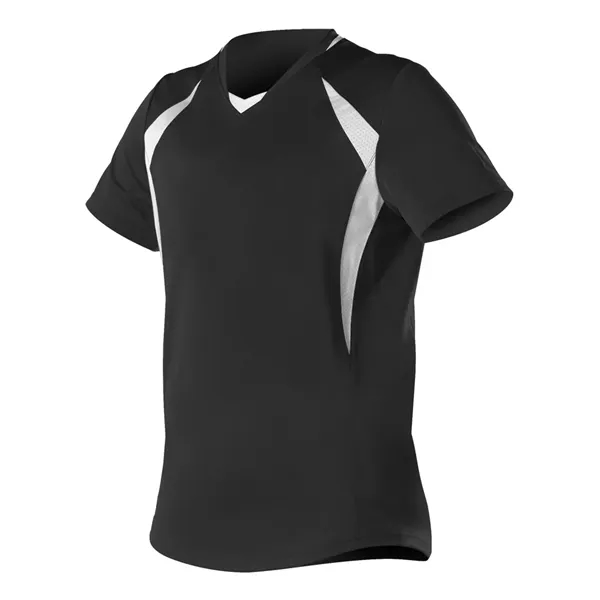 Alleson Athletic Girls' Short Sleeve Fastpitch Jersey - Alleson Athletic Girls' Short Sleeve Fastpitch Jersey - Image 1 of 12