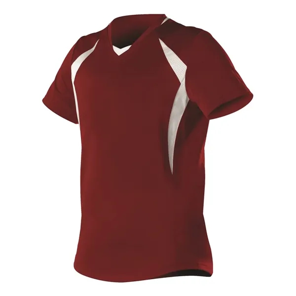 Alleson Athletic Women's Short Sleeve Fastpitch Jersey - Alleson Athletic Women's Short Sleeve Fastpitch Jersey - Image 2 of 12