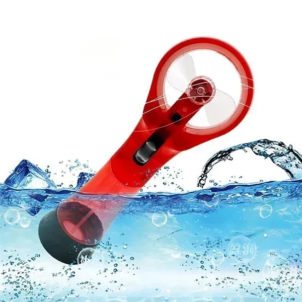 Handheld Fan With Water Mist Spray - Handheld Fan With Water Mist Spray - Image 0 of 3