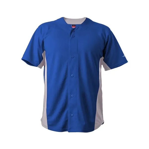 Alleson Athletic Unisex Crush Full Button Baseball Jersey - Alleson Athletic Unisex Crush Full Button Baseball Jersey - Image 13 of 16