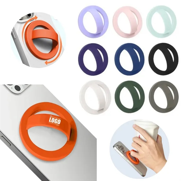 Silicone Magnetic Phone Grip Holder - Silicone Magnetic Phone Grip Holder - Image 0 of 4