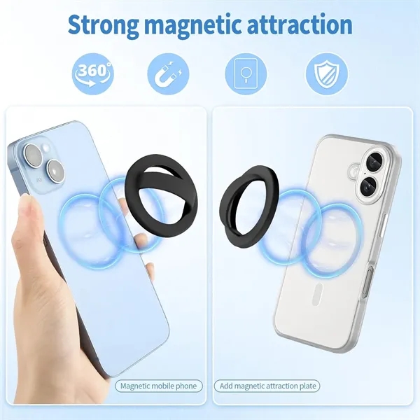 Silicone Magnetic Phone Grip Holder - Silicone Magnetic Phone Grip Holder - Image 2 of 4