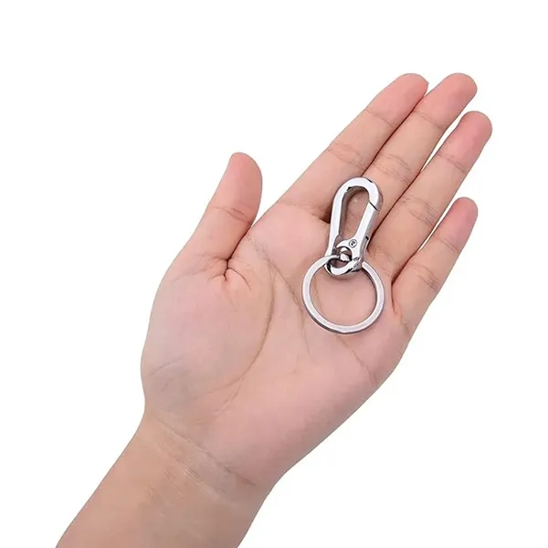 Durable Alloy Keychain With Quick Release Belt Loop Clip - Durable Alloy Keychain With Quick Release Belt Loop Clip - Image 4 of 4