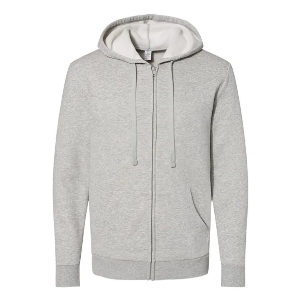 Alternative Unisex Eco-Cozy Fleece Full-Zip Hoodie - Alternative Unisex Eco-Cozy Fleece Full-Zip Hoodie - Image 3 of 6