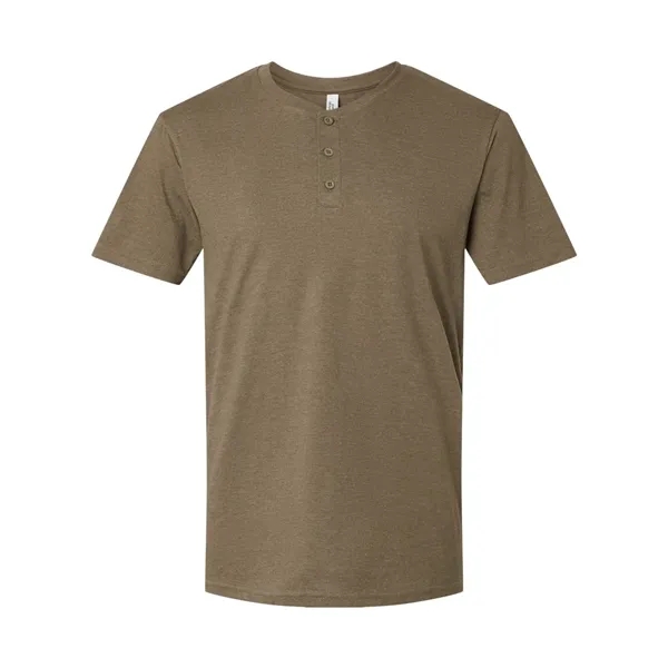 American Apparel Unisex CVC Henley Tee - American Apparel Unisex CVC Henley Tee - Image 3 of 10