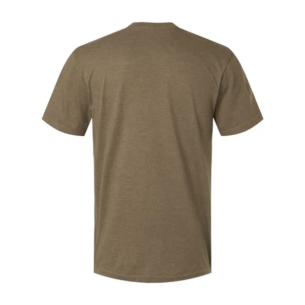 American Apparel Unisex CVC Henley Tee - American Apparel Unisex CVC Henley Tee - Image 4 of 10