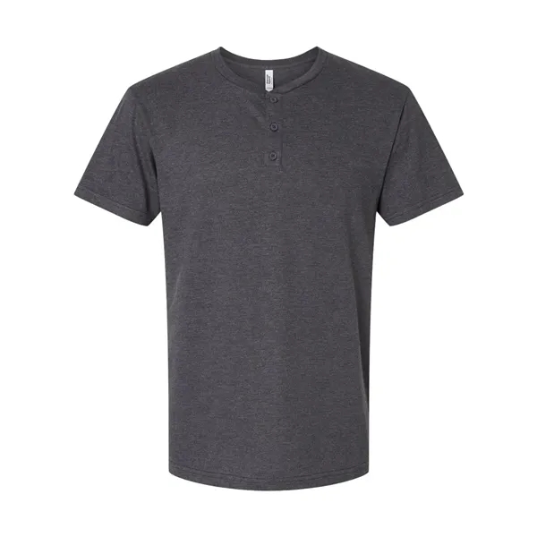 American Apparel Unisex CVC Henley Tee - American Apparel Unisex CVC Henley Tee - Image 7 of 10